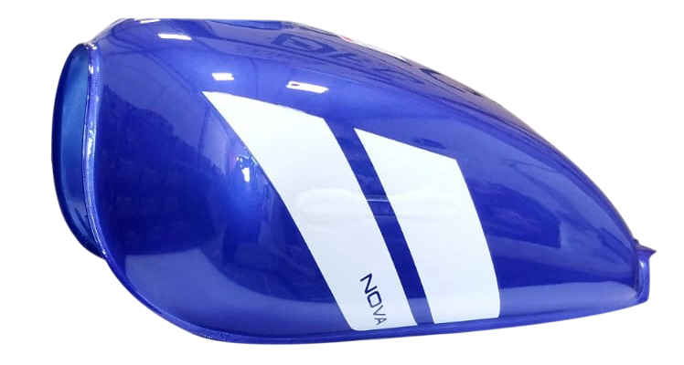 TANQUE DE GASOLINA GN125-NOVA AZUL BLANCO DFG